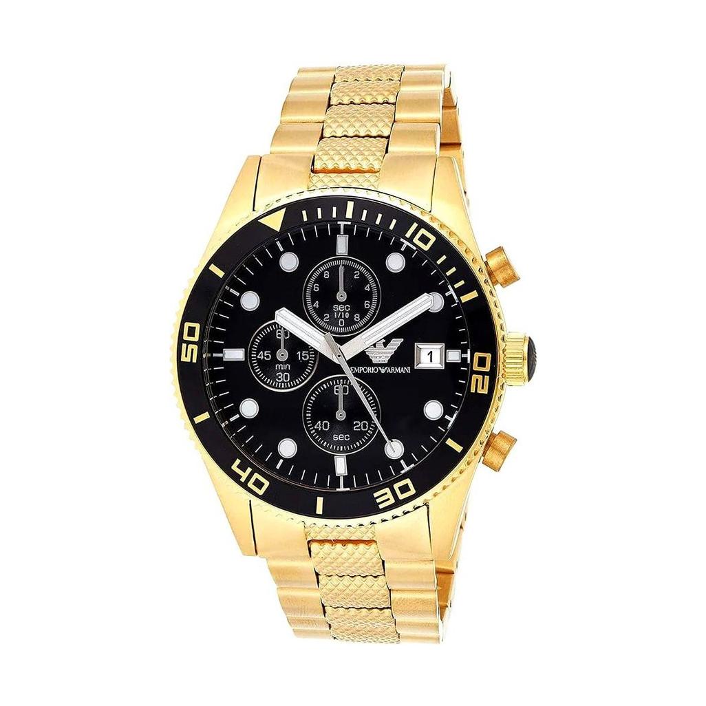 Emporio Armani Sportivo AR5857 Doré et Noir