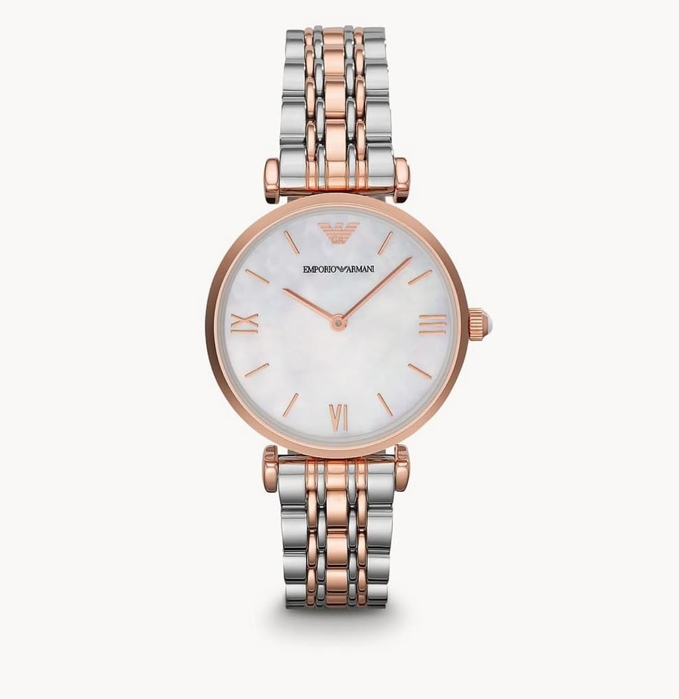 Emporio Armani AR1683 Bicolore Or Rose