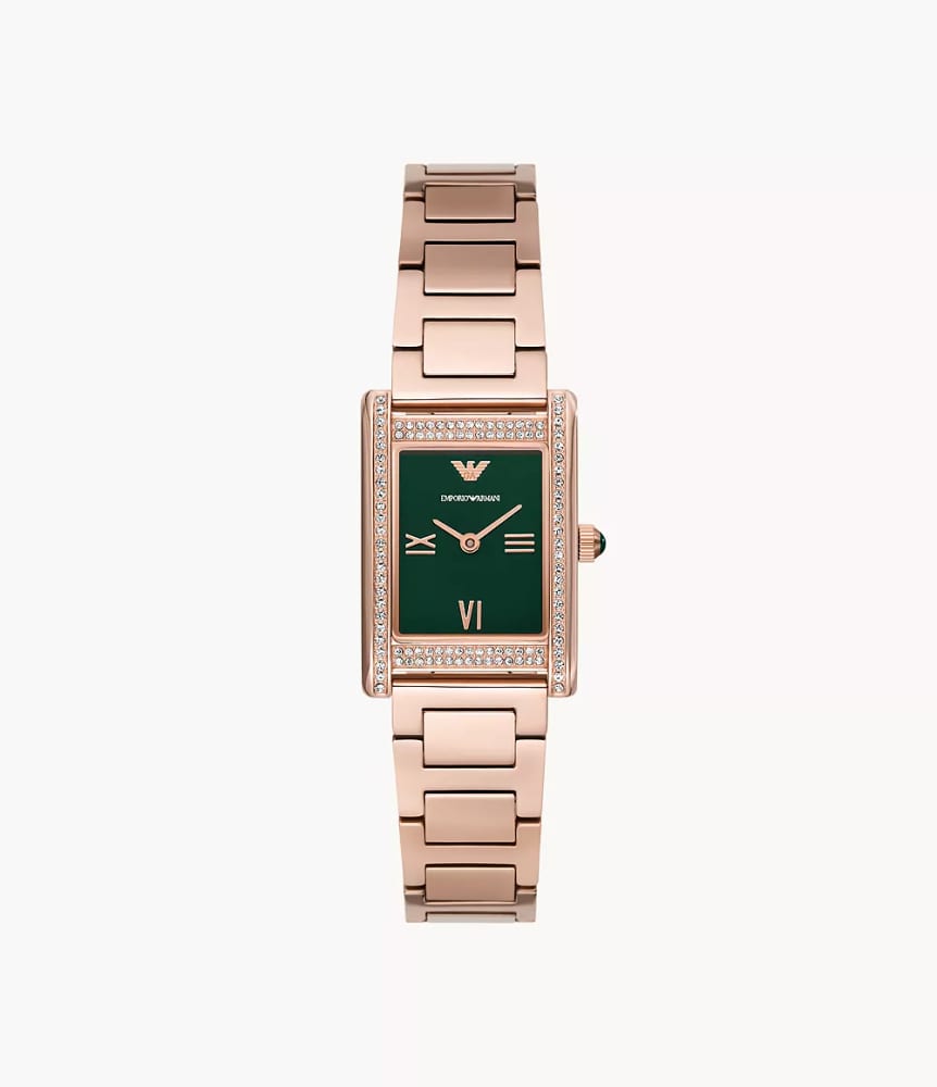 Emporio Armani AR11641 – Or Rose Cadran Vert