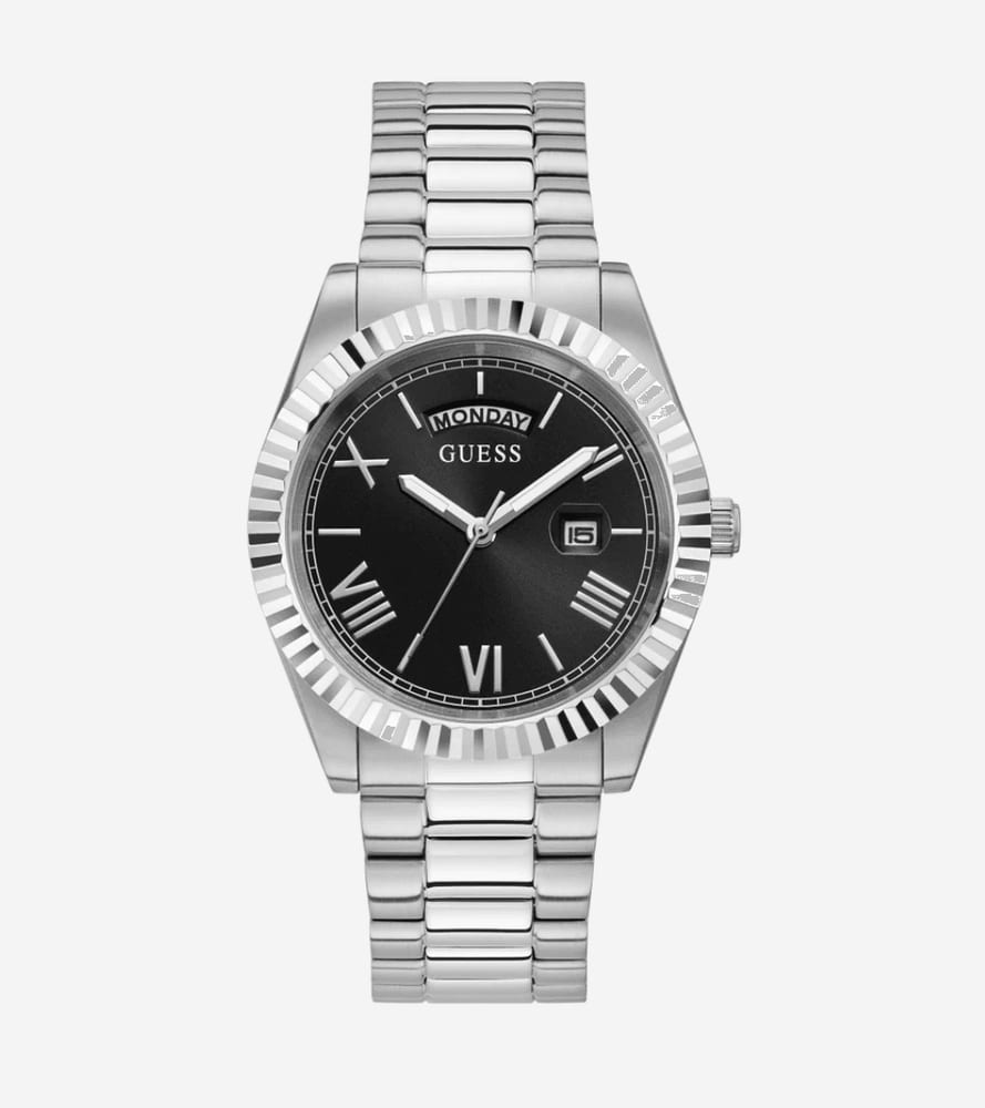 Guess Day/Date GW0265G1 – Argenté Cadran Noir