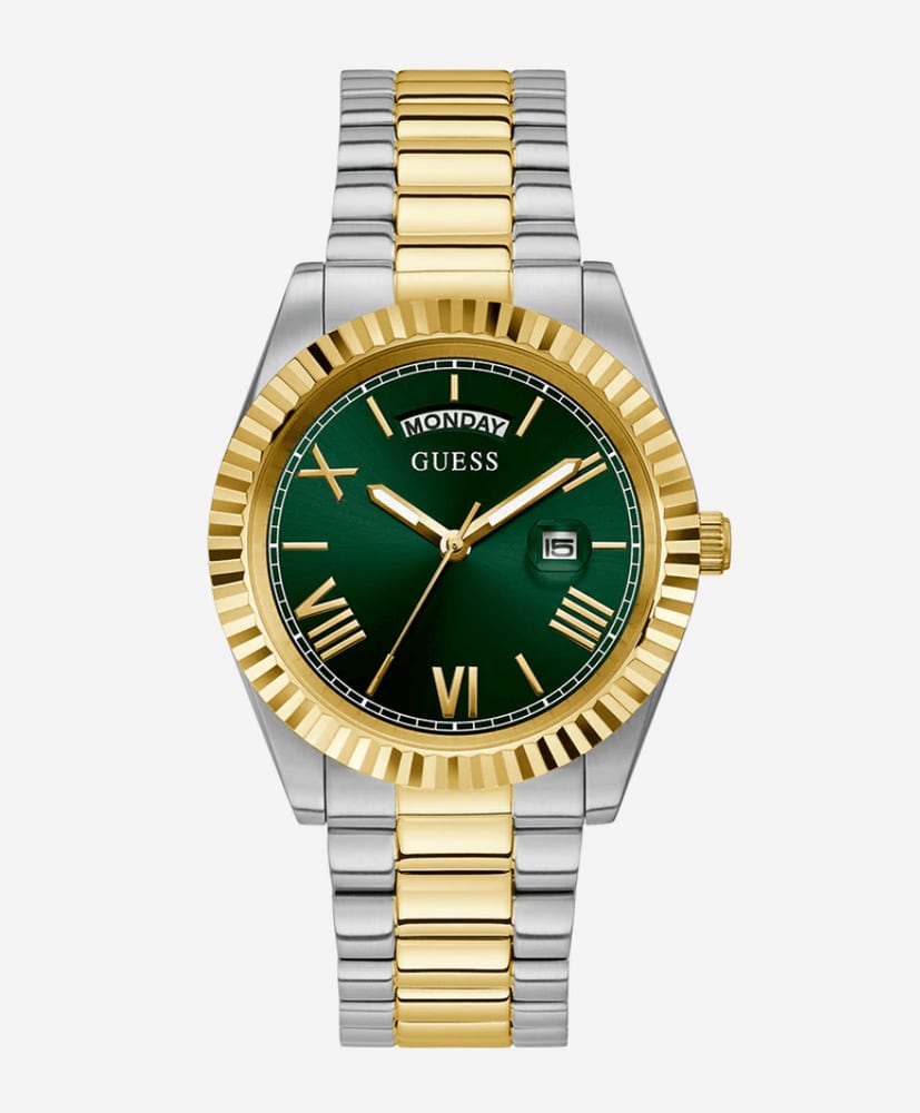 Guess Day/Date GW0265G8 – Two-Tone Cadran Vert