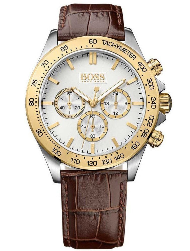 Hugo Boss 1513174 Bicolore Cuir Marron