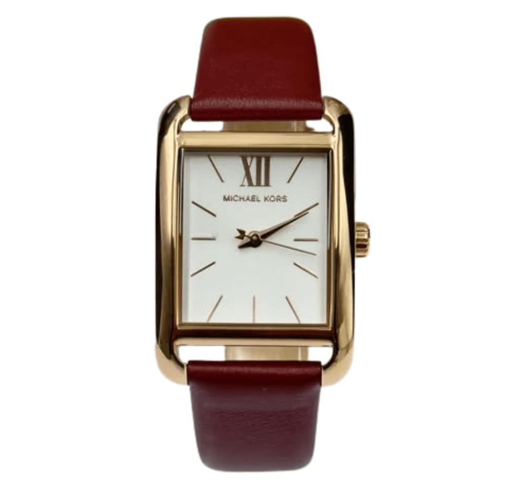 Michael Kors Petite Monroe MKO1098 Cuir Bordeaux